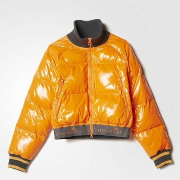adidas by Stella Sport Jackets & Blazers - ADIDAS Women’s Stella Sport ORANGE Puffer Jacket